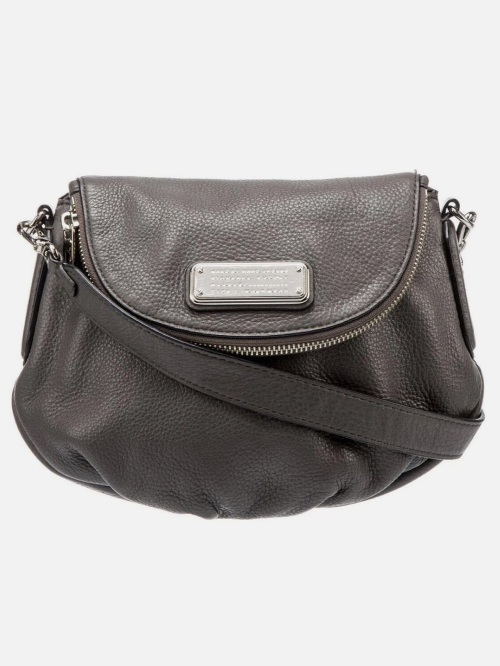 Marc by Marc Jacobs Dark Grey Classic Q Natasha Crossbody Bag